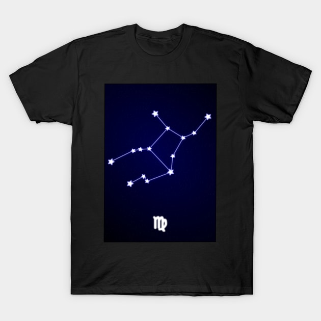 Virgo Constellation T-Shirt by EddyBispo